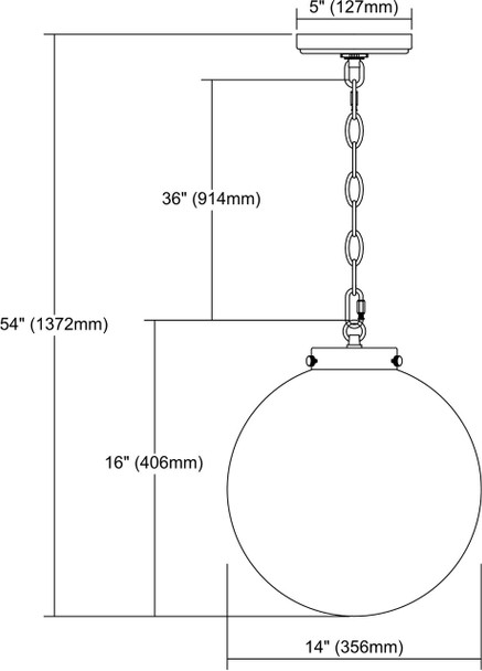 ELK Lighting Gramercy 1-Light Pendant - 16373/1