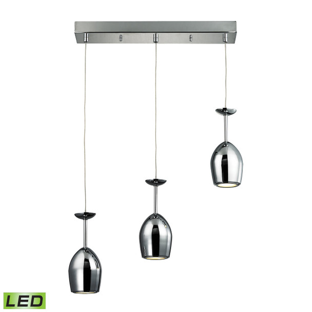 ELK Lighting Vasso Chromo 3-Light Mini Pendant - 17171/3