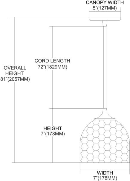 ELK Lighting Viva 1-Light Mini Pendant - 31080/1CLR