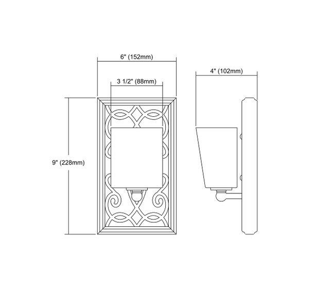 ELK Lighting Santa Monica 1-Light Vanity Light - 31426/1