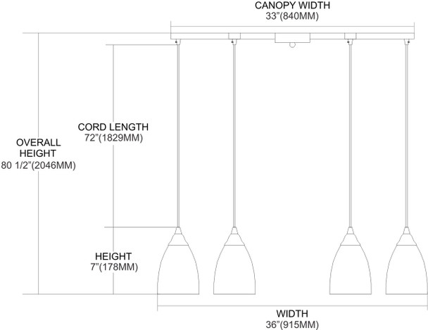 ELK Lighting Classico 6-Light Pendant - 406-6SW