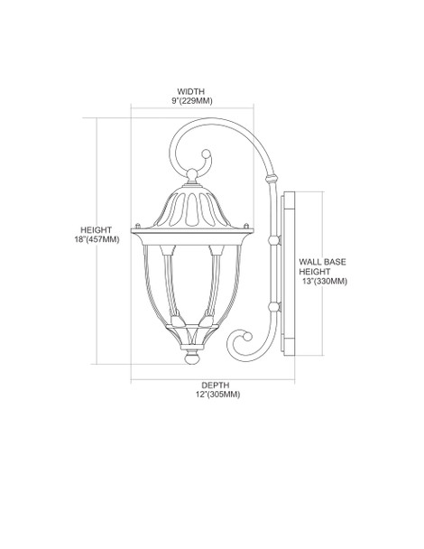 ELK Lighting Glendale 1-Light Sconce - 45003/1