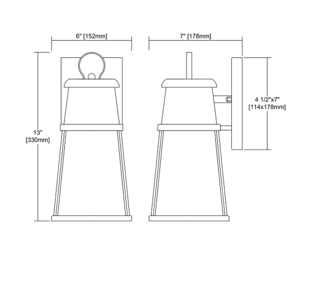 ELK Lighting Crowley 1-Light Sconce - 45065/1