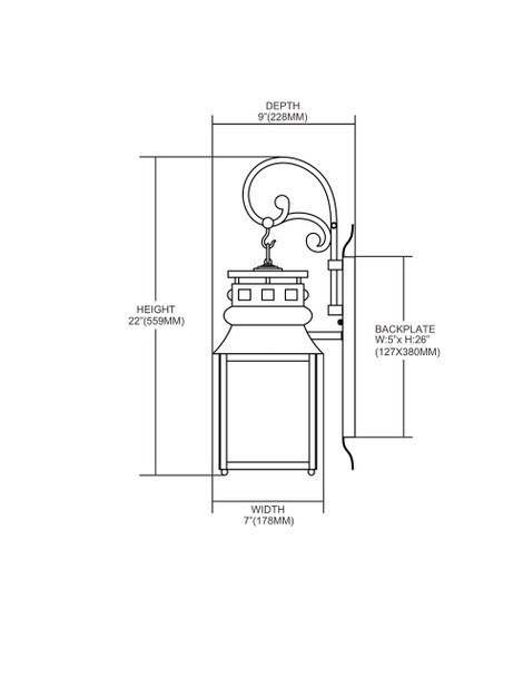 ELK Lighting Forged Lancaster 2-Light Sconce - 47065/2