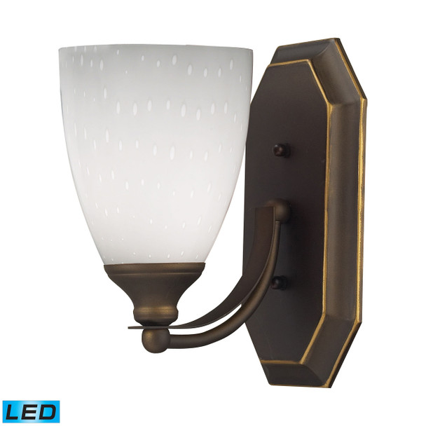 ELK Lighting Bath And Spa 1-Light Vanity Light - 570-1B-WH-LED