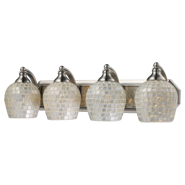 ELK Lighting Bath And Spa 4-Light Vanity Light - 570-4N-SLV