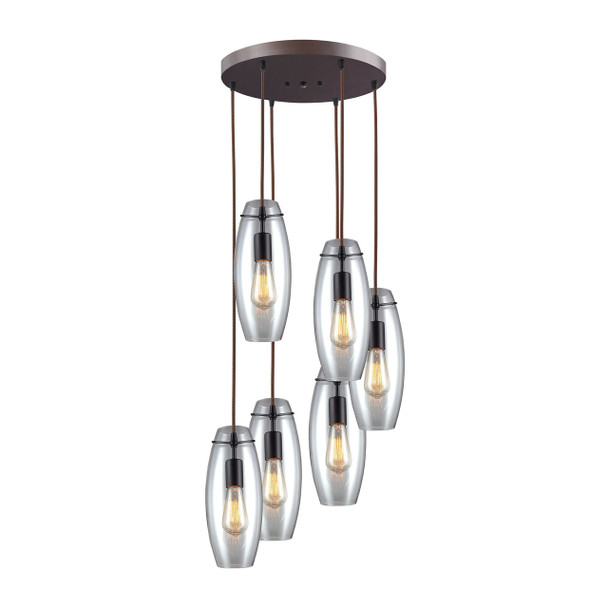 ELK Lighting Menlow Park 6-Light Pendant - 60044-6R