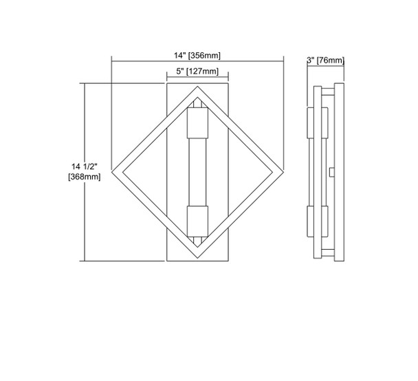 ELK Lighting Laboratory 1-Light Sconce - 66891/1