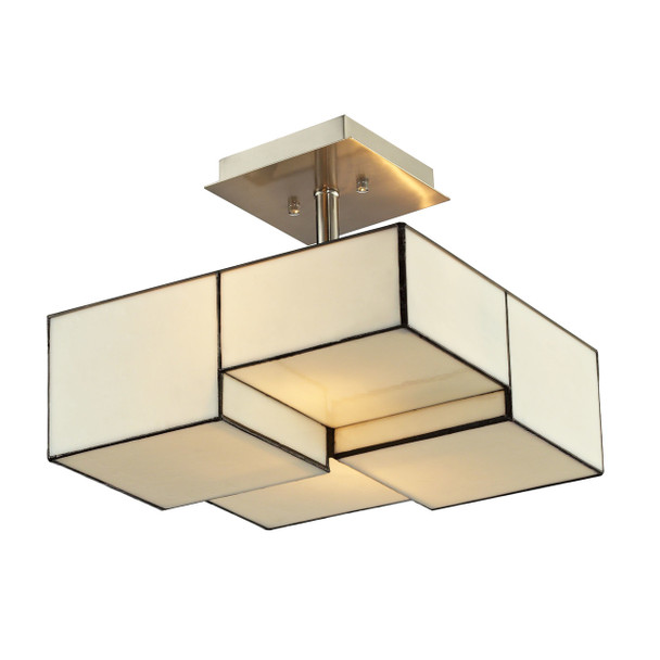 ELK Lighting Cubist 2-Light Semi Flush Mount - 72061-2