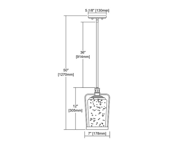 ELK Lighting Hamel 1-Light Mini Pendant - 81225/1