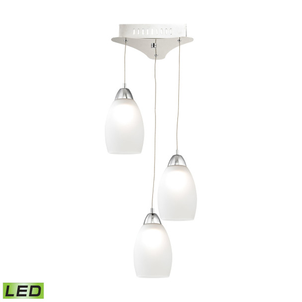 ELK Lighting Buro 3-Light Mini Pendant - LCA203-10-15