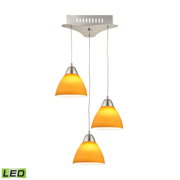 ELK Lighting Piatto 3-Light Mini Pendant - LCA303-8-16M