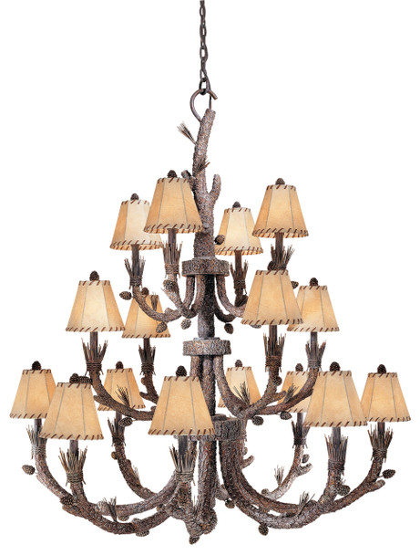 Aspen 16L ChandelierAS-CHS016PT