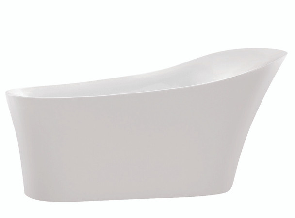 ANZZI Maple Series 5.58 Ft. Freestanding Bathtub In White - FT-AZ092