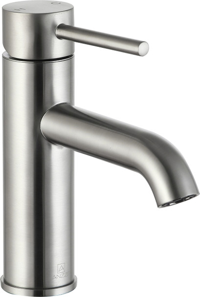 ANZZI Valle Single Hole Single Handle Bathroom Faucet In Brushed Nickel - L-AZ107BN