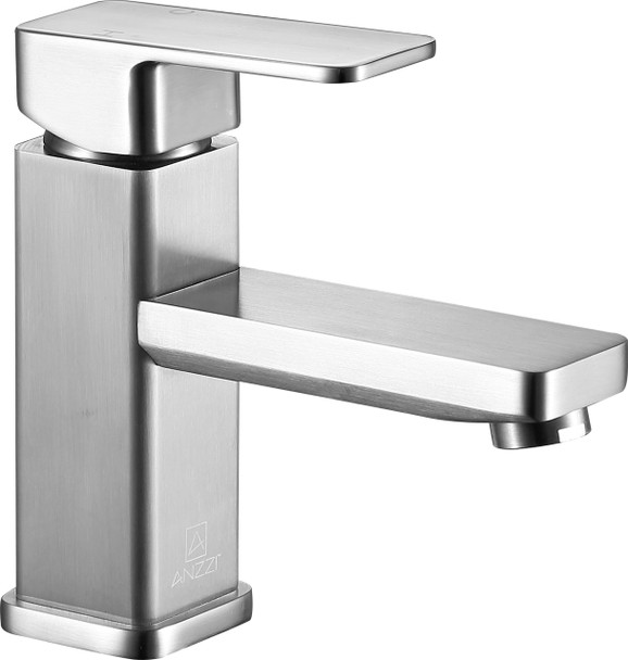 ANZZI Naiadi Single Hole Single Handle Bathroom Faucet In Brushed Nickel - L-AZ122BN