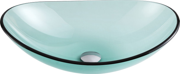 ANZZI Major Series Deco-glass Vessel Sink In Lustrous Green - LS-AZ076