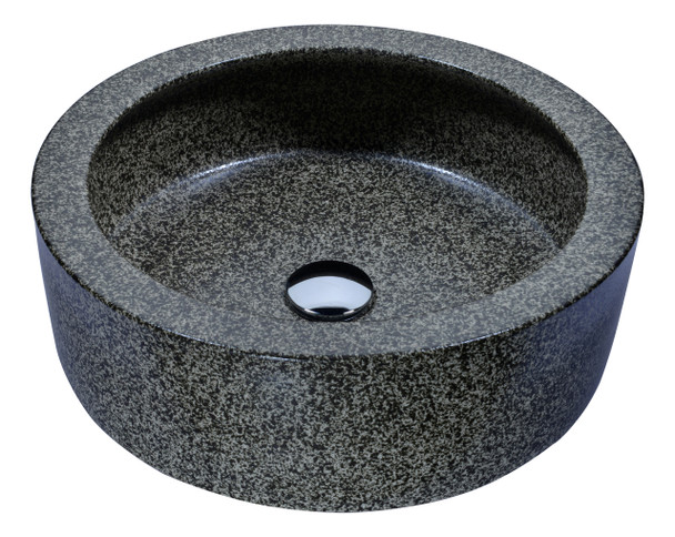 ANZZI Black Desert Crown Vessel Sink In Speckled Stone - LS-AZ182