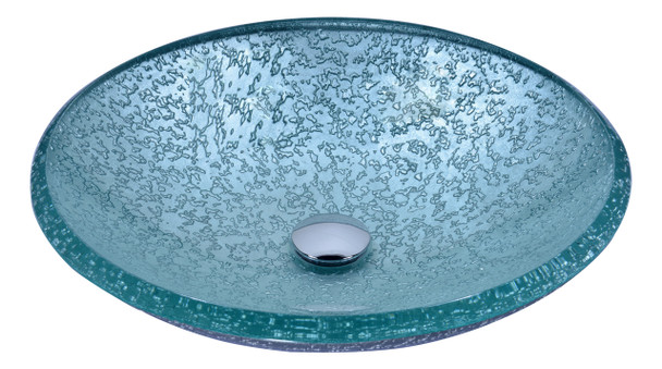 ANZZI Arc Series Vessel Sink In Clear Glass - LS-AZ208