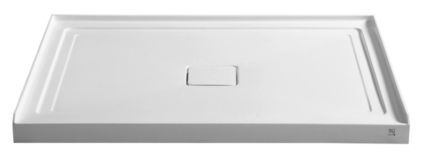 ANZZI Fissure Series 48 In. X 36 In. Shower Base In White - SB-AZ011WC