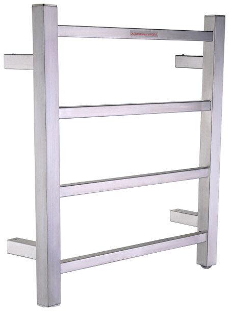 ANZZI Magnus Series 4-bar Stainless Steel Wall Mounted Electric Towel Warmer Rack In Brushed Nickel - TW-AZ016BN