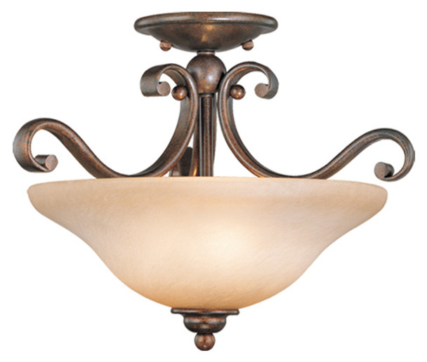 Monrovia 17" Semi-Flush Mount (Dual Mount)CF35417RBZ/B