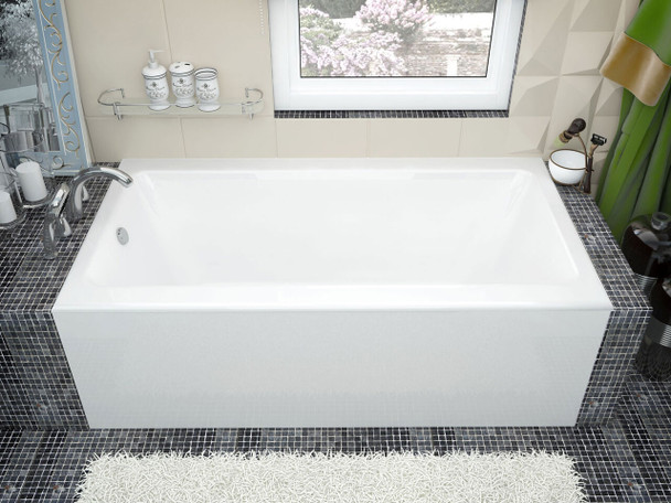 Atlantis Whirlpools Soho 32 x 60 Front Skirted Air Massage Tub with Left Drain - 3260SHAL