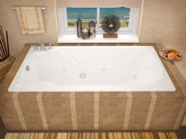 Atlantis Whirlpools Eros 36 x 60 Rectangular Whirlpool Jetted Bathtub - 3660EWL