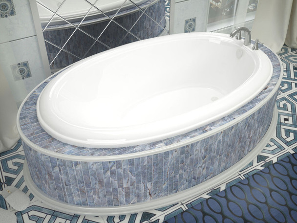 Atlantis Whirlpools Petite 42 x 70 Oval Soaking Bathtub - 4270P