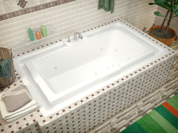 Atlantis Whirlpools Infinity 46 x 78 Endless Flow Air & Whirlpool Jetted Bathtub - 4678IDR
