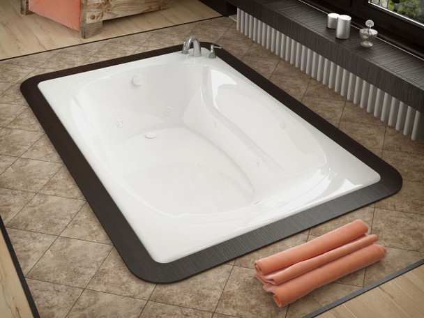 Atlantis Whirlpools Charleston 48 x 72 Rectangular Whirlpool Jetted Bathtub - 4872CWL