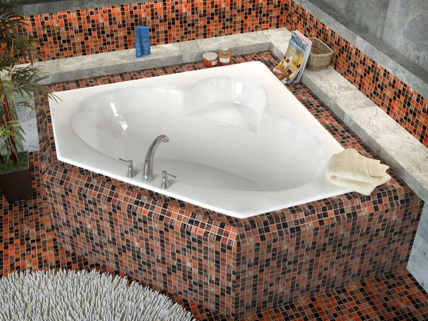 Atlantis Whirlpools Sublime 60 x 60 Corner Soaking Bathtub - 6060S