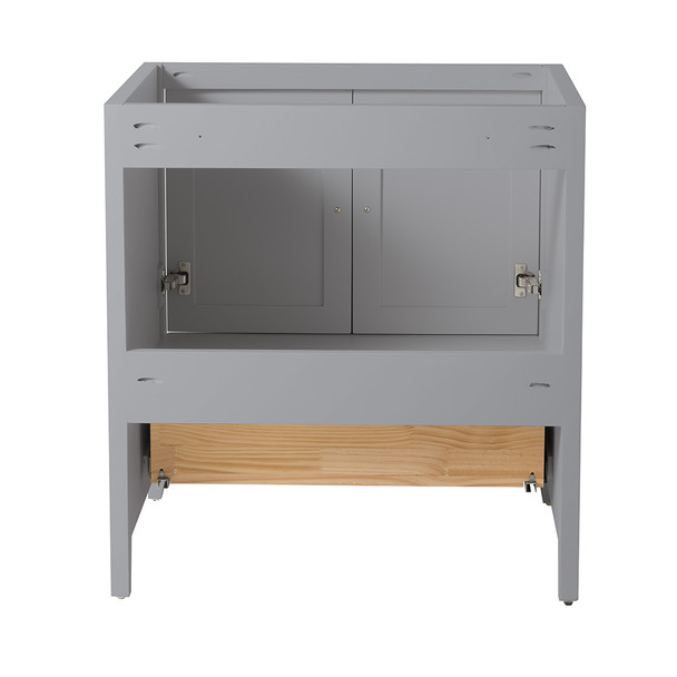 Fresca Oxford 30" Gray Traditional Bathroom Cabinet - FCB2030GR