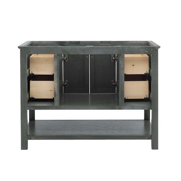 Fresca Manchester Regal 48" Gray Wood Veneer Traditional Bathroom Cabinet - FCB2348VG