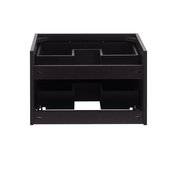 Fresca Lucera 24" Espresso Wall Hung Vessel Sink Modern Bathroom Cabinet - FCB6124ES-VSL