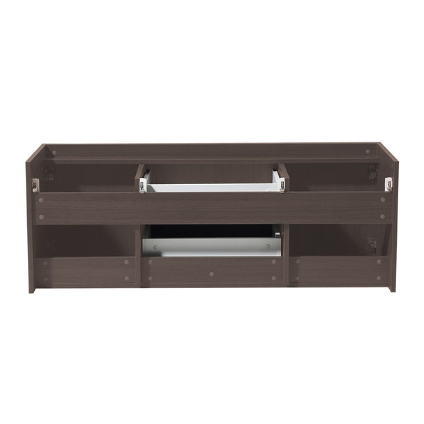 Fresca Opulento 54" Gray Oak Modern Double Sink Bathroom Cabinet - FCB8013GO