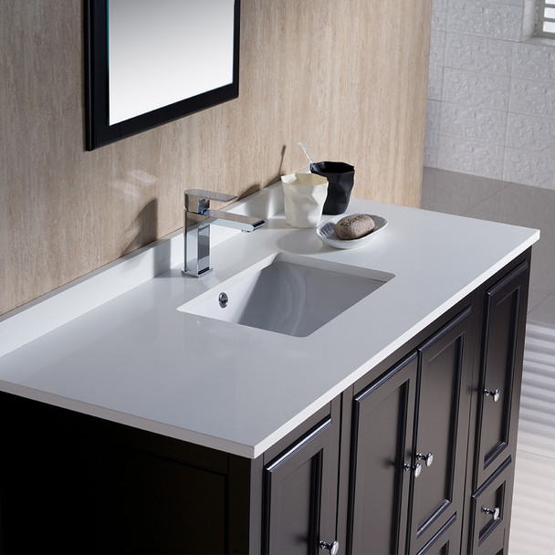 Fresca Oxford 48" Espresso Traditional Bathroom Vanity - FVN20-122412ES