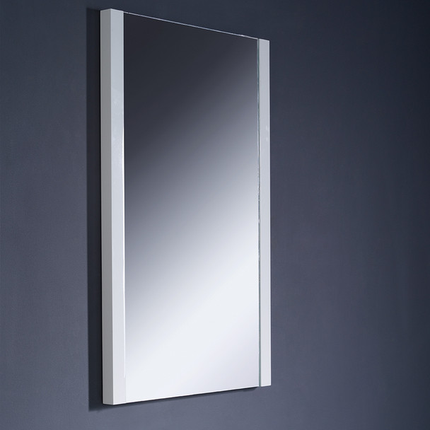 Fresca Torino 24" White Modern Bathroom Vanity W/ Vessel Sink - FVN6224WH-VSL