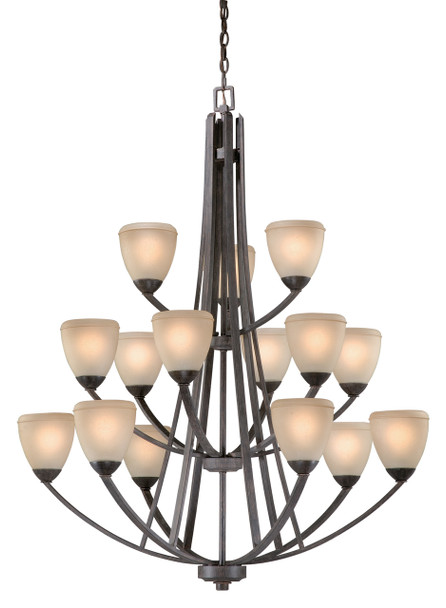 Helsinki 15L ChandelierHS-CHU015BW