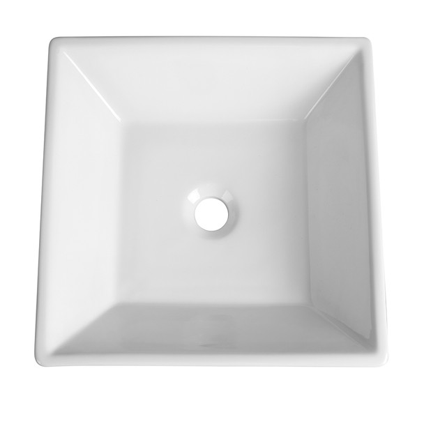 Fresca Torino White Vessel Sink - FVS6217WH