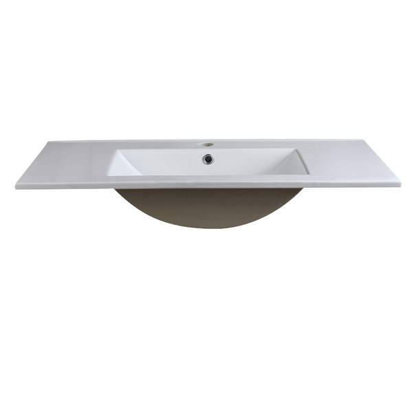 Fresca Torino 36" White Integrated Sink / Countertop - FVS6236WH