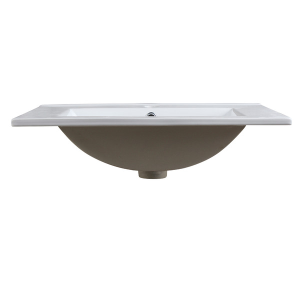 Fresca Allier 24" White Integrated Sink / Countertop - FVS8125WH