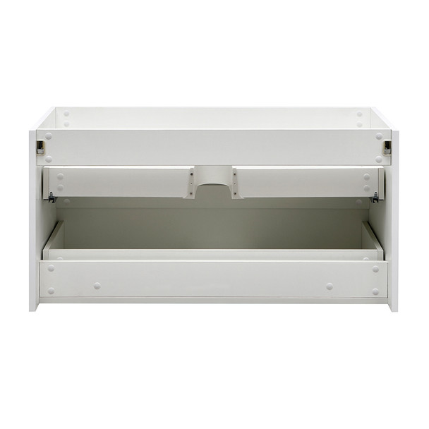 Fresca Valencia 40" Glossy White Wall Hung Modern Bathroom Cabinet - FCB8342WH