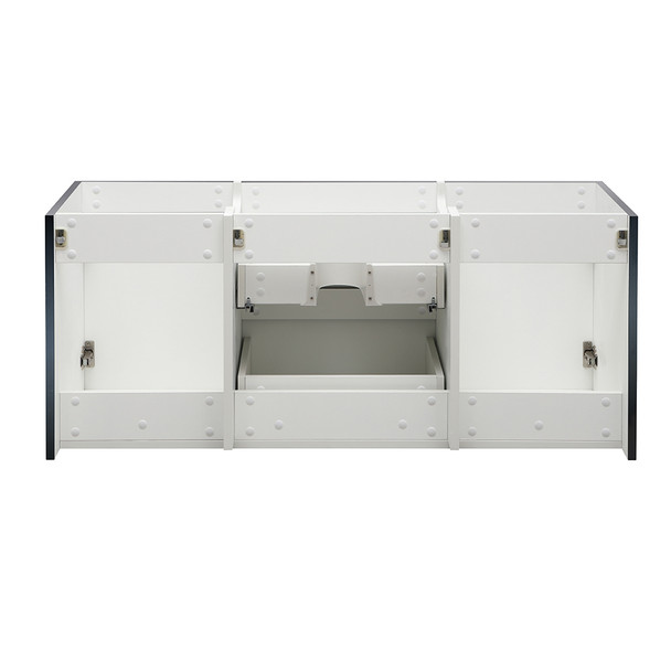 Fresca Valencia 48" Dark Slate Gray Wall Hung Single Sink Modern Bathroom Cabinet - FCB8348GG