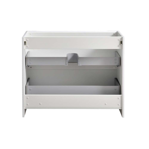 Fresca Tuscany 40" Glossy White Free Standing Modern Bathroom Cabinet - FCB9140WH