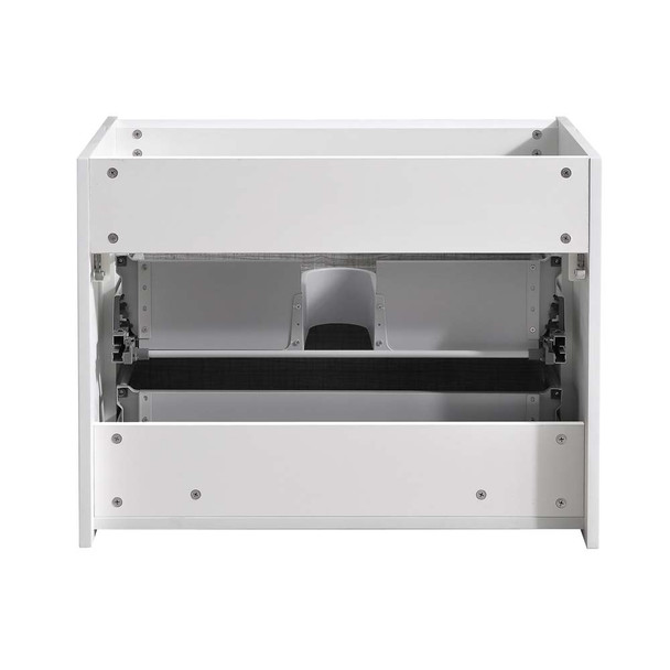 Fresca Catania 30" Glossy Ash Gray Wall Hung Modern Bathroom Cabinet - FCB9230HA