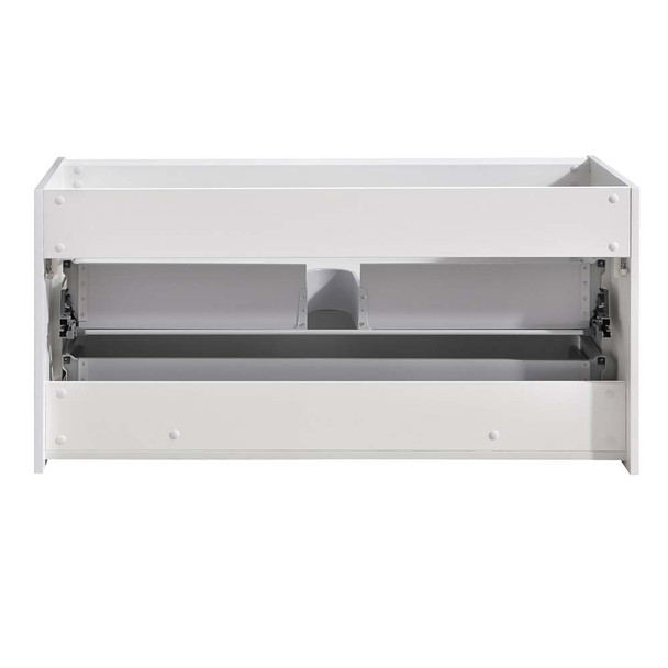 Fresca Catania 48" Glossy White Wall Hung Modern Bathroom Cabinet - FCB9248WH