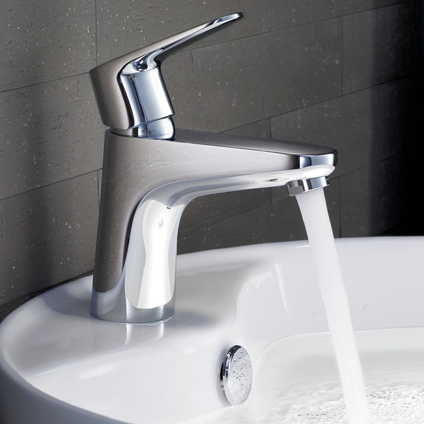 Fresca Diveria Single Hole Mount Bathroom Vanity Faucet - Chrome - FFT3811CH