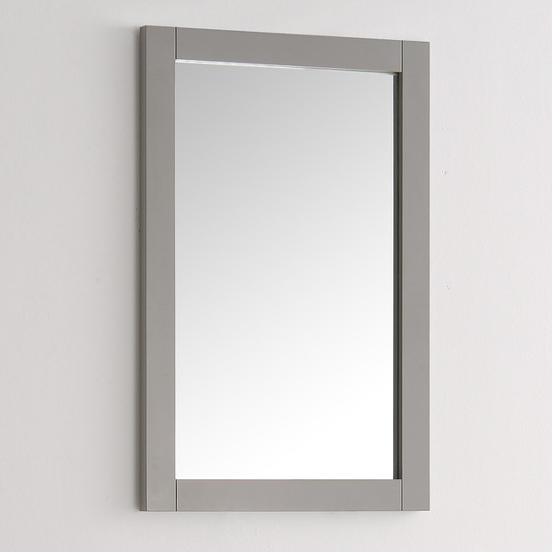 Fresca Hartford 20" Gray Traditional Bathroom Mirror - FMR2302GR