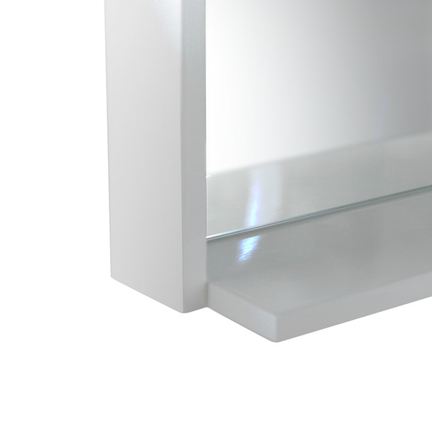 Fresca Allier 36" White Mirror With Shelf - FMR8136WH